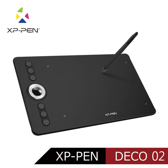 XP-PEN Deco 02 頂級專業超薄繪圖板/10X5.63吋