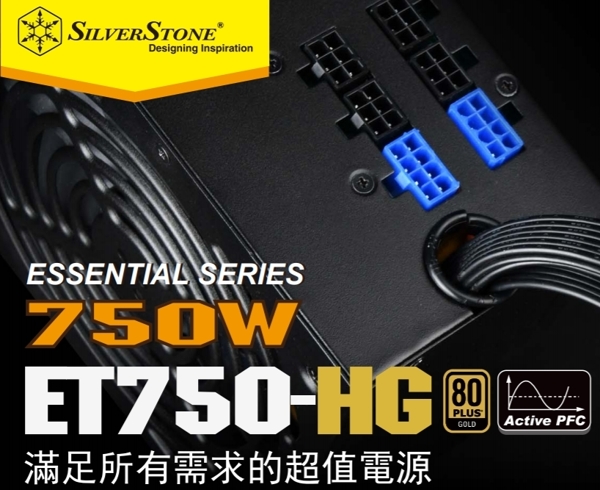 銀欣 750W 金牌/半模組/主日系/扁平線材/5年保(ET750-HG)