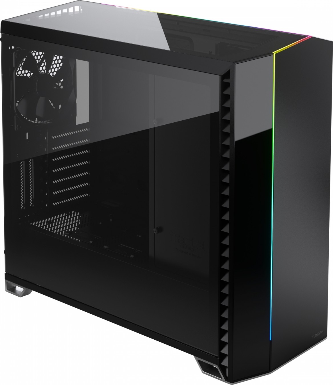 Fractal Design Vector RS TG 黑/三面深玻璃全透