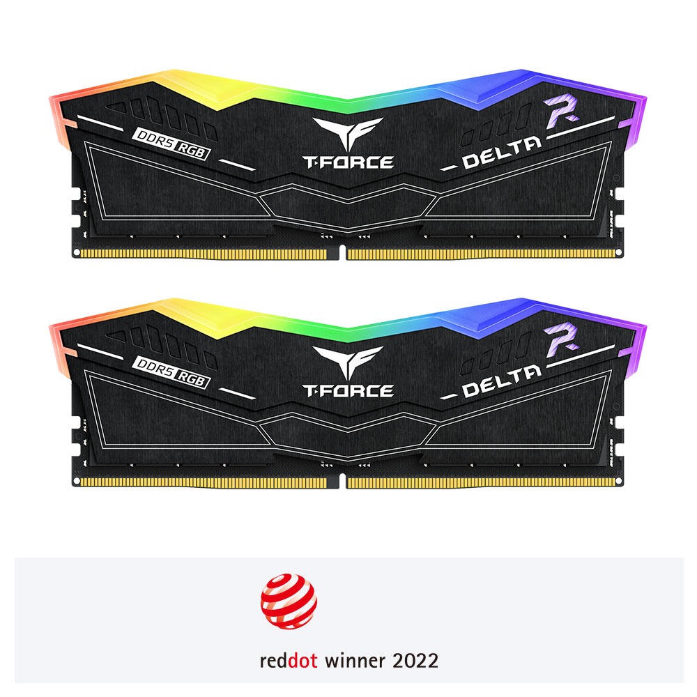 十銓 16GB*2 DDR5-6400T-FORCE DELTA 炫光RGB系列