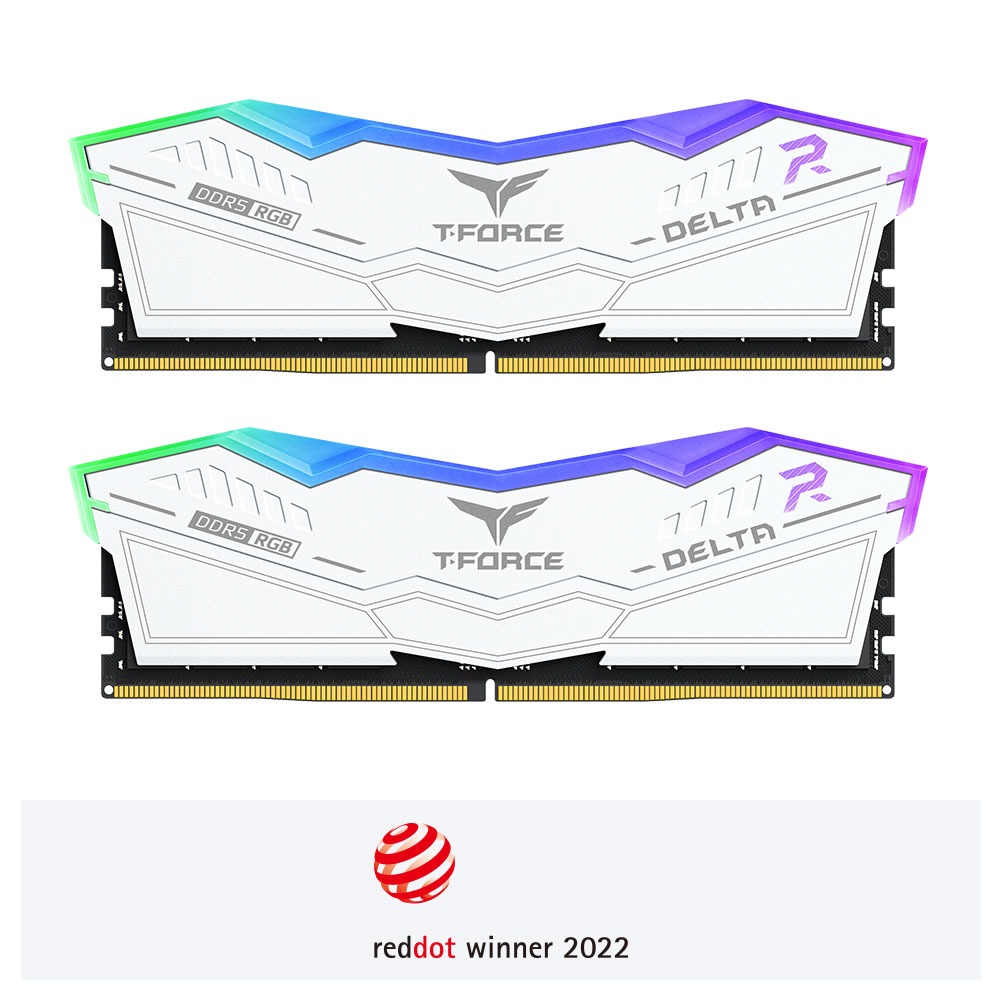 十銓 16GB*2 DDR5-7200T-FORCE DELTA 炫光RGB系列