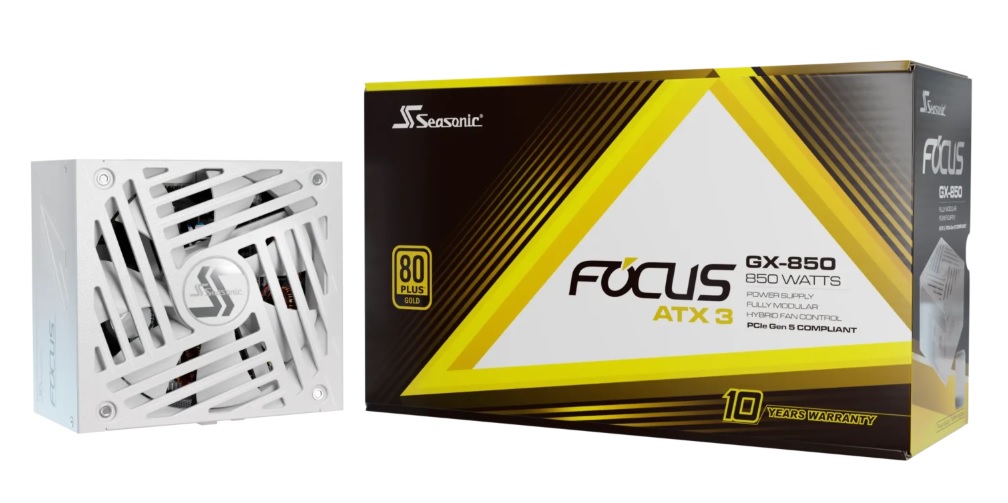 海韻 FOCUS GX-850 ATX3(850W) 白色版