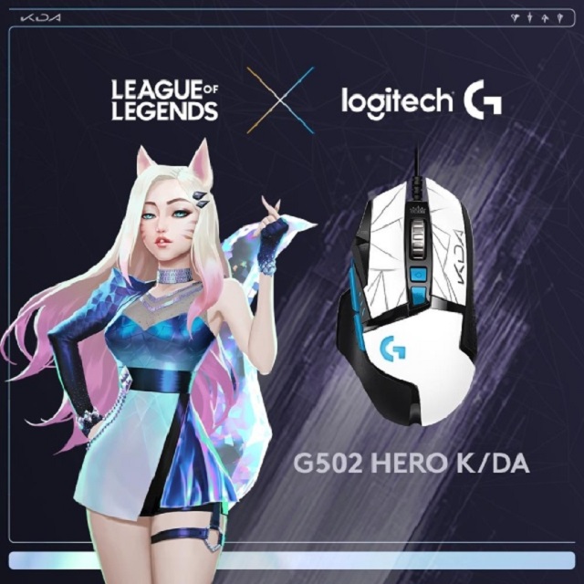 【限量客訂】羅技 G502 Hero K/DA RGB 遊戲滑鼠