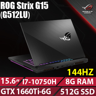 華碩 ROG Strix G15 G512LU-0031C10750H(黑)