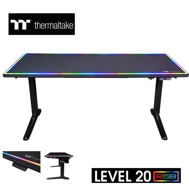 曜越 Level 20 RGB 電動升降電競桌