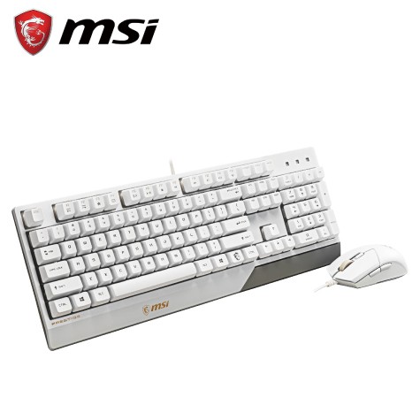 微星 Vigor GK30 COMBO TC(白) 電競鍵盤滑鼠組