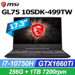 MSI GL75 10SDK[499TW]