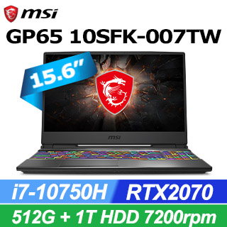MSI GP65 10SFK[007TW]