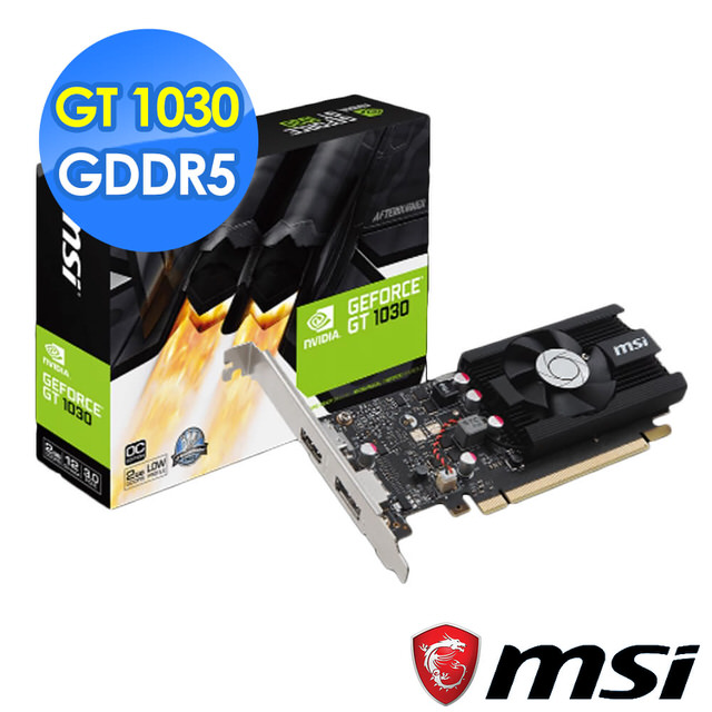 微星 GT1030 2GD4 LP OC
