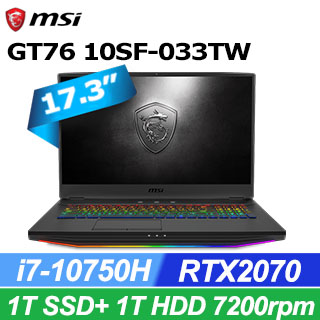 MSI GT76 10SF[033TW]