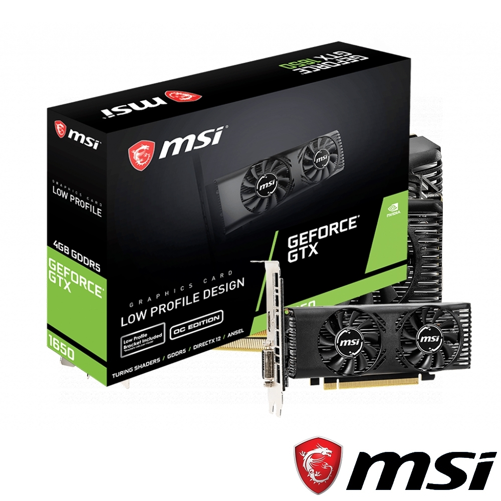 【限搭機 賣完為止】微星 GTX1650 4GT LP OC