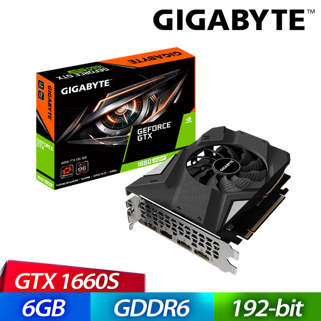 技嘉 GTX1660 SUPER Mini ITX OC 6G