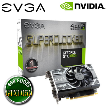 EVGA GTX1050 Ti 4GB SC GAMING
