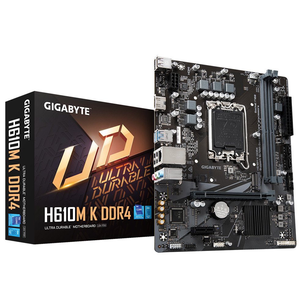技嘉 H610M K DDR4