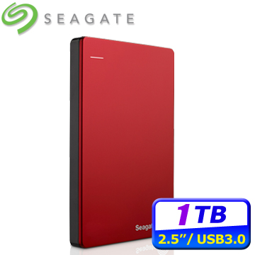 Seagate Slim 1TB(紅)