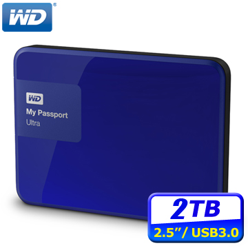 WD Passport 2TB(藍)