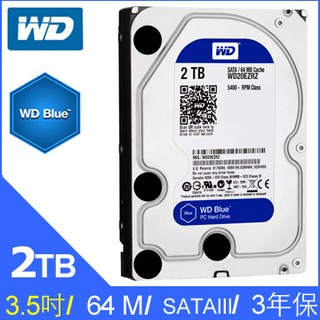 WD 2TB (20EZRZ)【藍標】