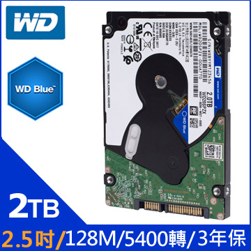 WD 2TB (WD20SPZX)【藍標】
