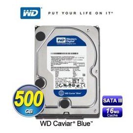 WD 500G 藍標/AAKX