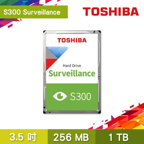 Toshiba 1TB【S300系列】【監控碟】(HDWV110UZSVA)