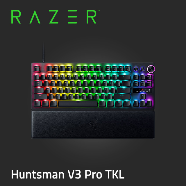 ｛Razer Huntsman V3 Pro TKL｝機械式鍵盤/有線/光軸/磁