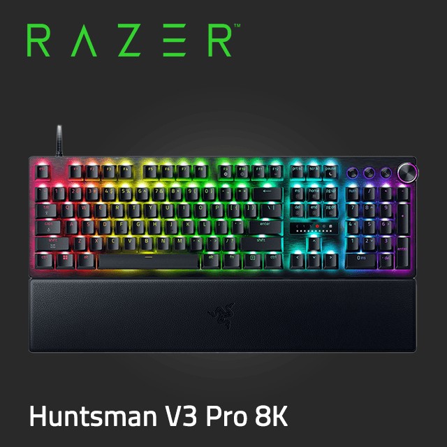 ｛Razer Huntsman V3 Pro 8K｝機械式鍵盤/有線/二代光軸/