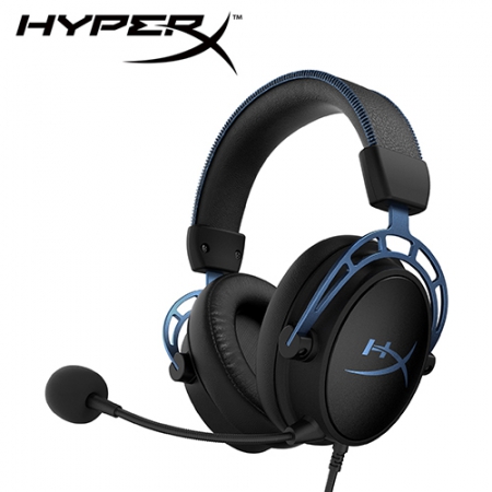 金士頓 HyperX Cloud Alpha S 黑藍色 電競耳麥