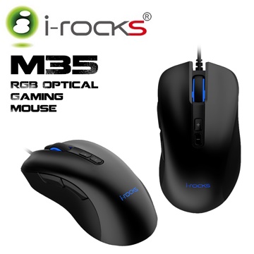 I-ROCKS M35 RGB光磁微動滑鼠