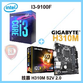 I3-9100F 加 技嘉 H310M S2V 2.0