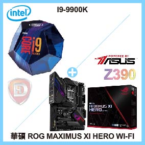 I9-9900K 加 華碩 ROG MAXIMUS XI HERO WI-FI