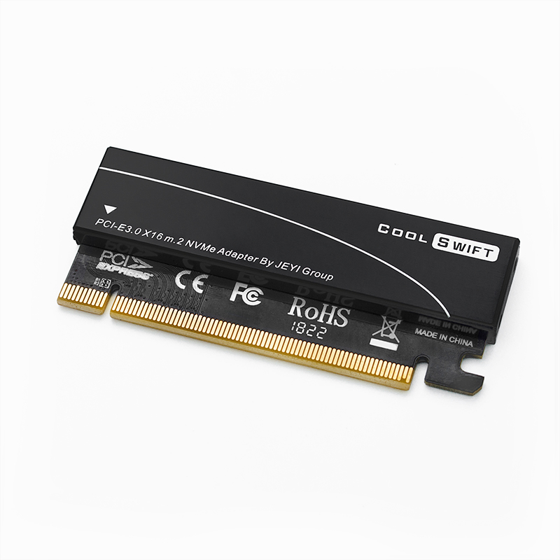 JEYI佳翼 M.2 轉 PCIE 轉接卡 含散熱片 冷雨燕