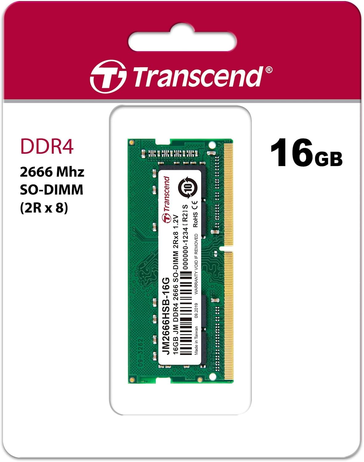 創見 NB 16GB DDR4 2666/CL19