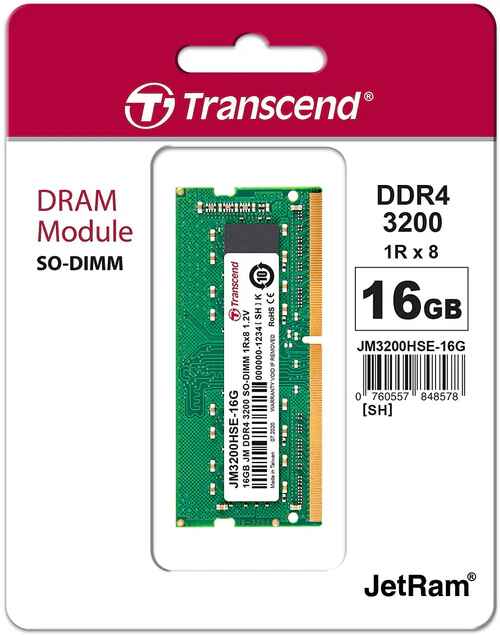 創見 NB 16GB DDR4 3200/CL22