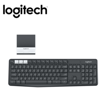 羅技 K375s 跨平台藍牙鍵盤(黑)