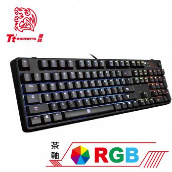 Tt eSPORTS 波賽頓 Z RGB全彩背光【茶軸】
