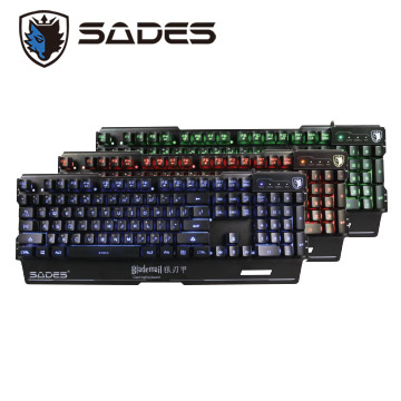 SADES BLADEMAIL 狼刃甲 RGB 104KEY 鍵盤 中文注音版