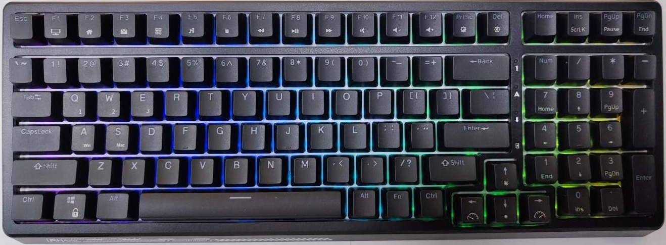 RK G98 三模機械鍵盤 黑 (段落軸&線性軸)