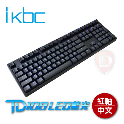 IKBC TD108(黑色/紅軸)