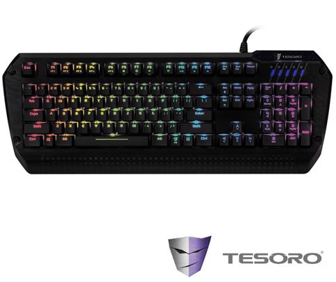 TESORO鐵修羅 LOBERA 羅貝拉劍RDB幻彩版機械式鍵盤-青軸中文