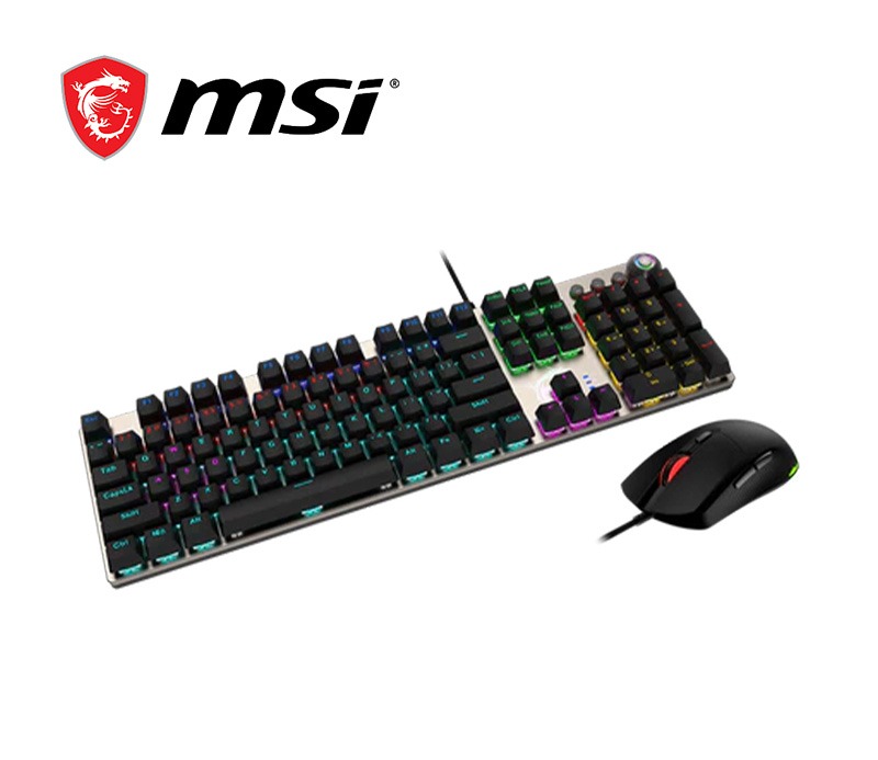 MSI FORGE GK310 COMBO RED TC 鍵盤滑鼠組