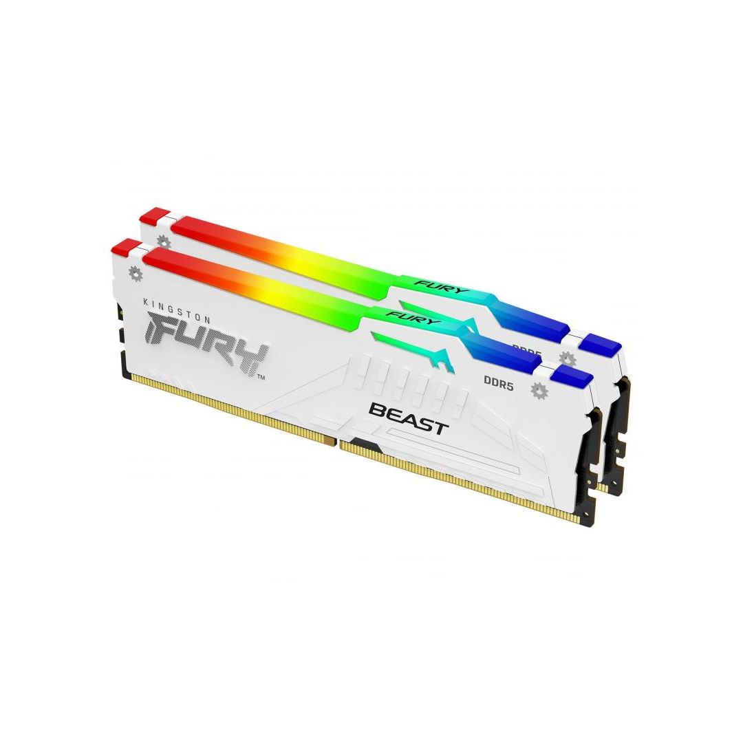 金士頓 16GB*2 DDR5-6000/CL30(獸獵者RGB)白