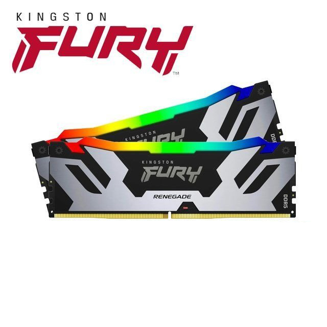 金士頓 16GB*2 DDR5-7200 FURY Renegade RGB黑