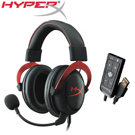 金士頓 HyperX Cloud 2 電競耳麥(黑紅色)