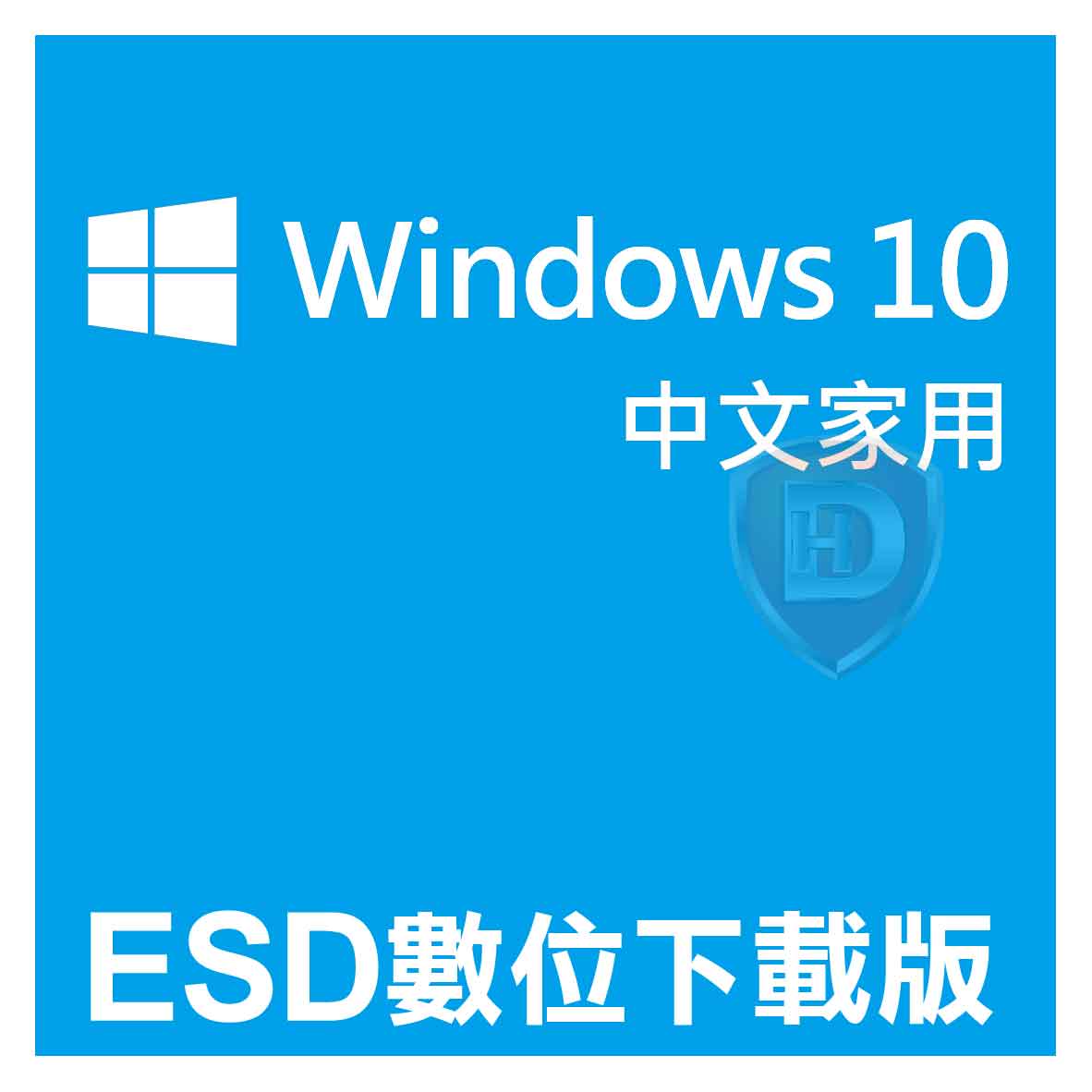 ESD Windows 10 中文家用 數位下載版