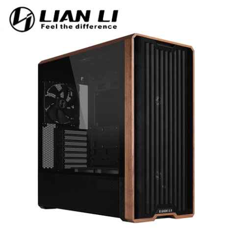 聯力 LANCOOL 217 黑 顯卡長38/CPU高18/玻璃透側/木質裝飾/
