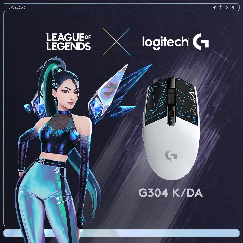 羅技 G304 Lightspeed K/DA 無線遊戲滑鼠
