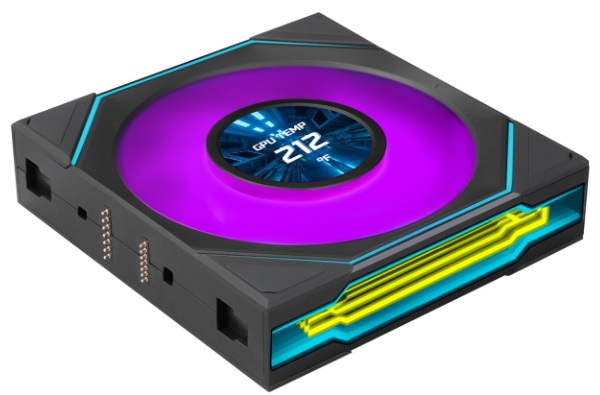 聯力 UNI FAN SL-INF LCD FLEX 120 積木扇(黑)/無線