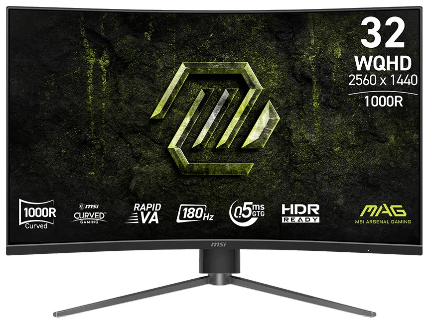 MSI MAG 325CQPF E18〈2H1P/VA曲面/1000R/180H