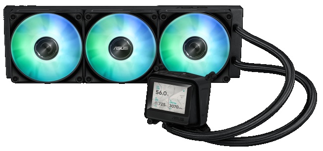 華碩 MAX GAMING LC 360 ARGB LCD(黑) 水冷/2.4吋