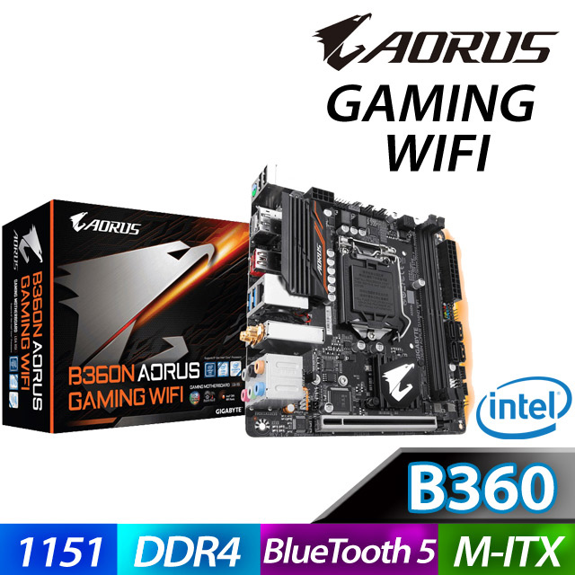 技嘉 B360N AORUS GAMING WIFI電競小鷹